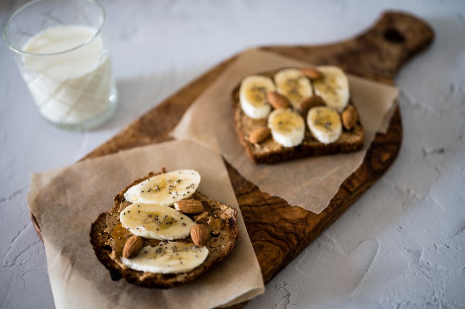 Almond bread slice