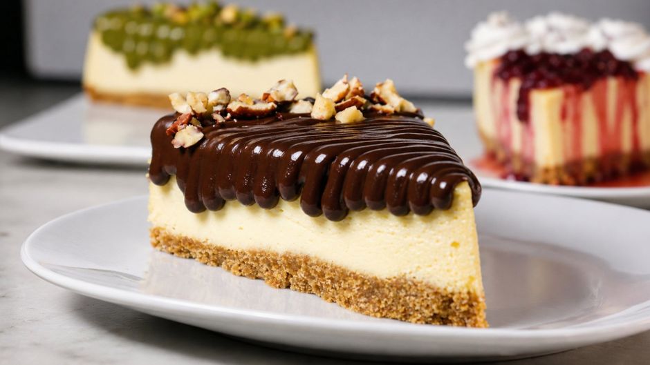 Cheesecake slice