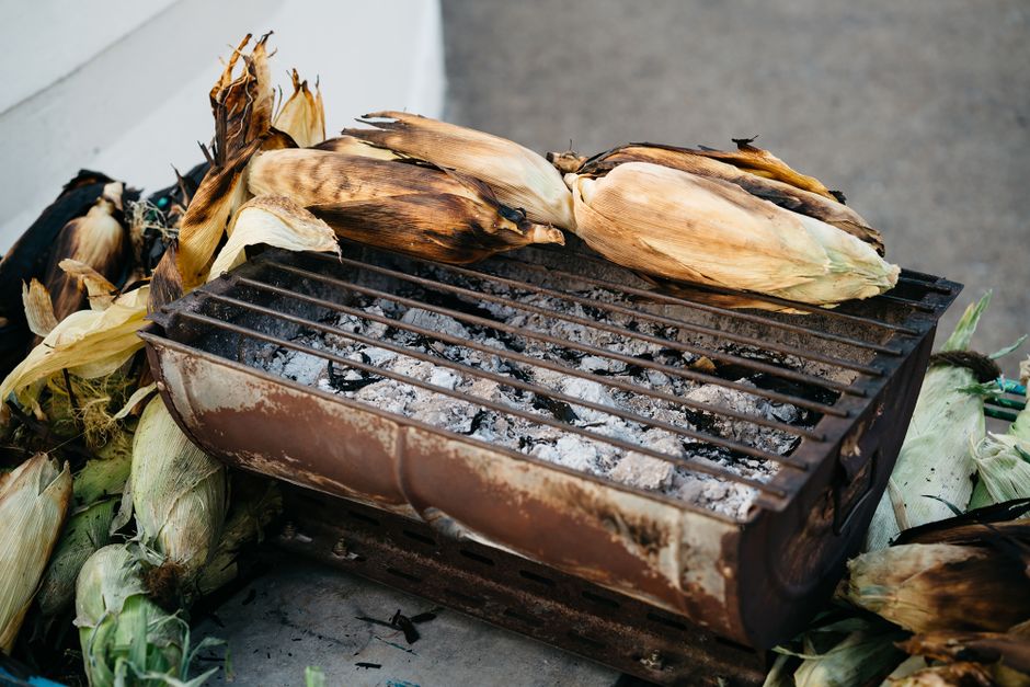 Corn on the cob (grilled)
