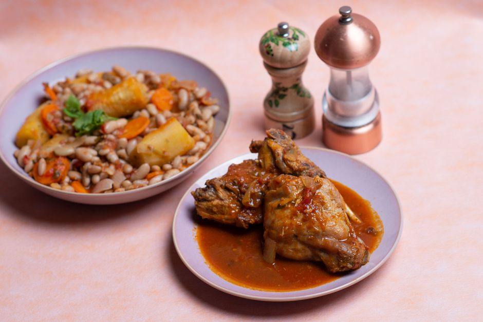 Cowpeas stew no rice (with chicken)