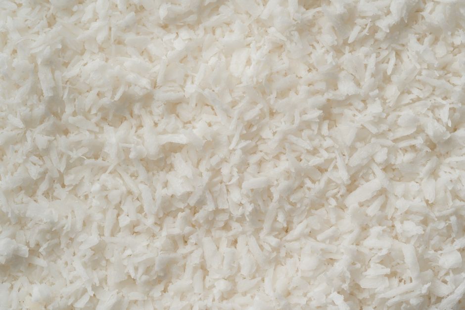 Desiccated coconut