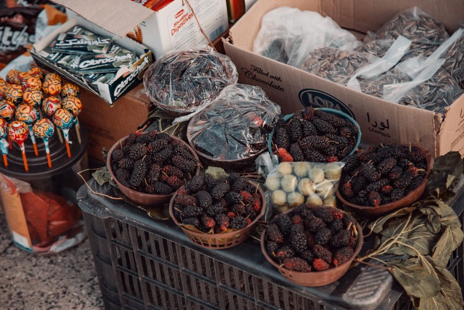 Dried mulberries