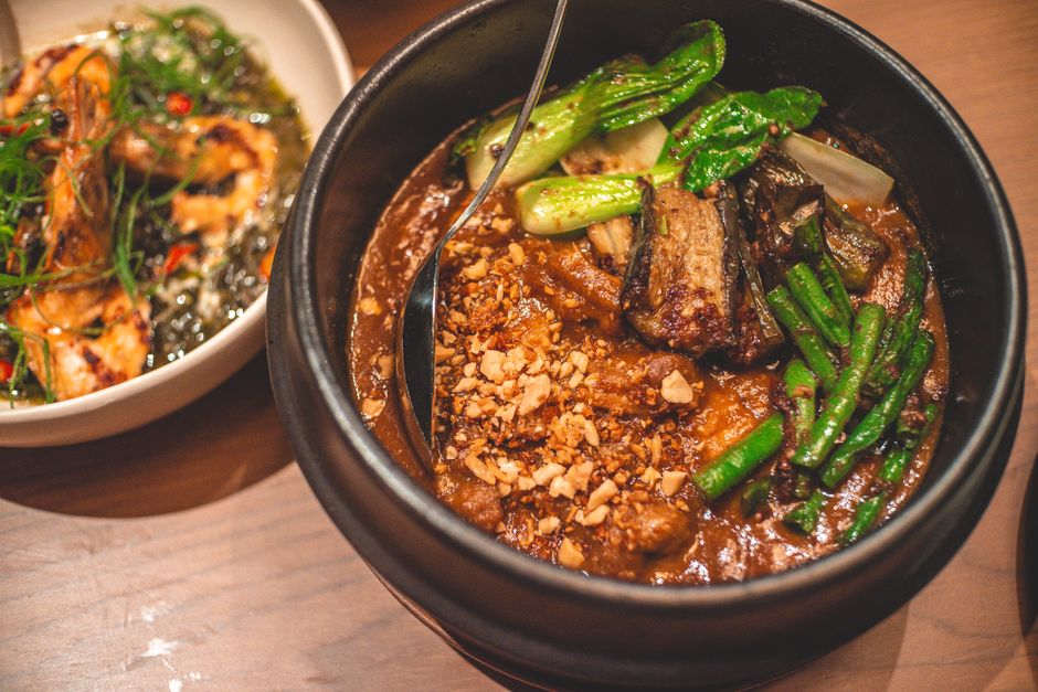 Eggplant stew no rice (with meat)