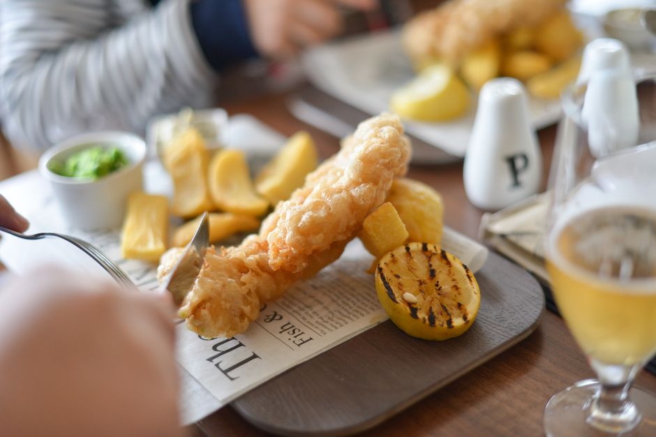 Fish & chips meal upsize