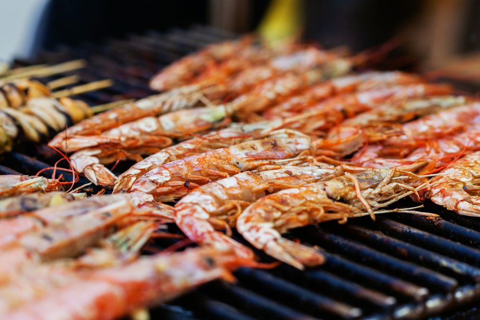 Grilled shrimp