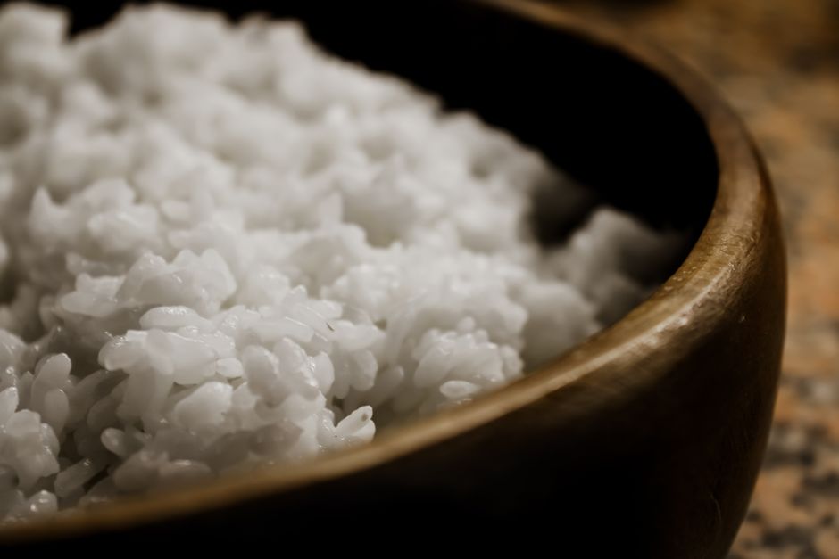 Jasmine rice cooked (side)