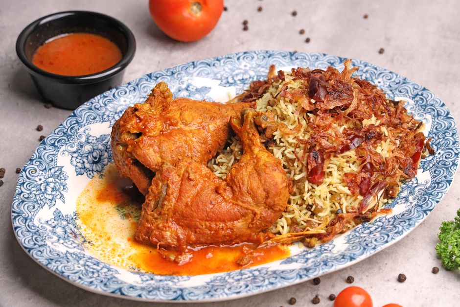 Kabsa with chicken
