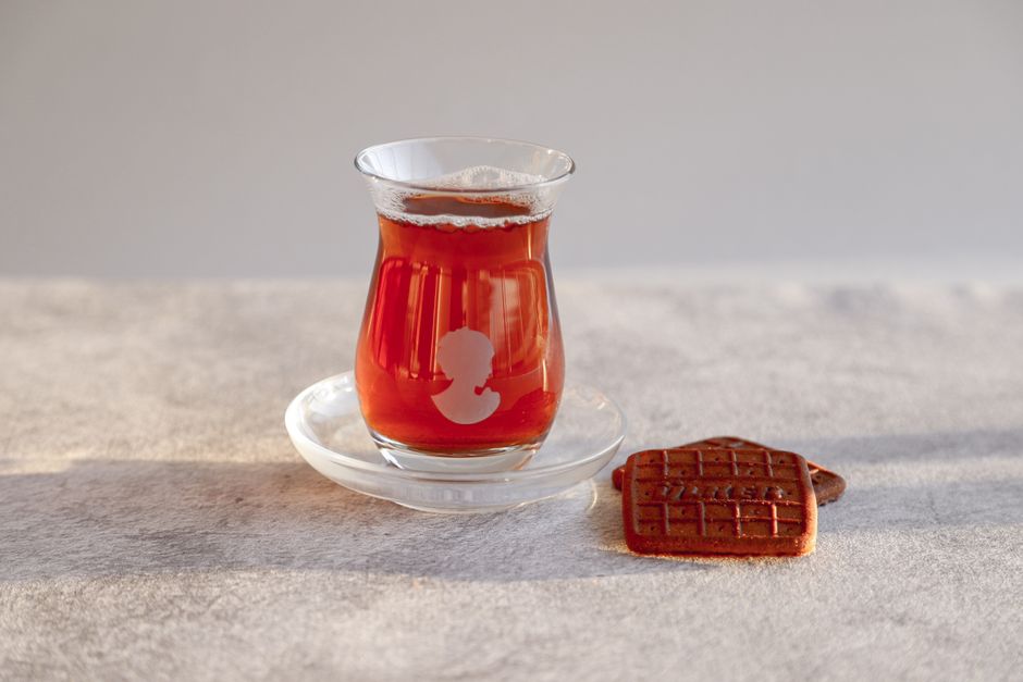 Karak tea with sugar