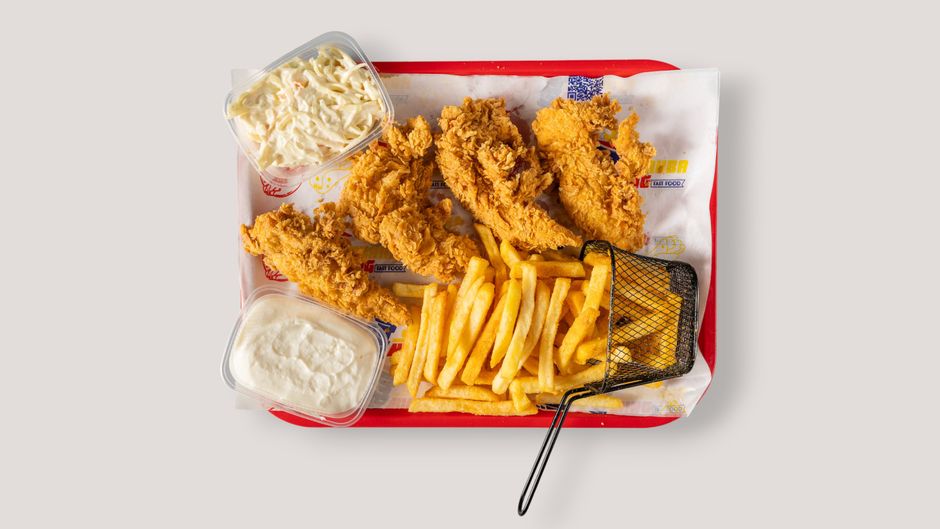 KFC chicken strips (3 pcs)