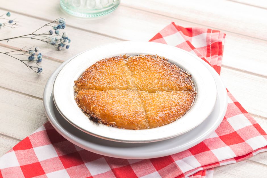 Kunafa with syrup