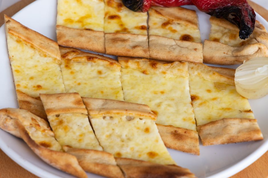 Manoushe akkawi cheese