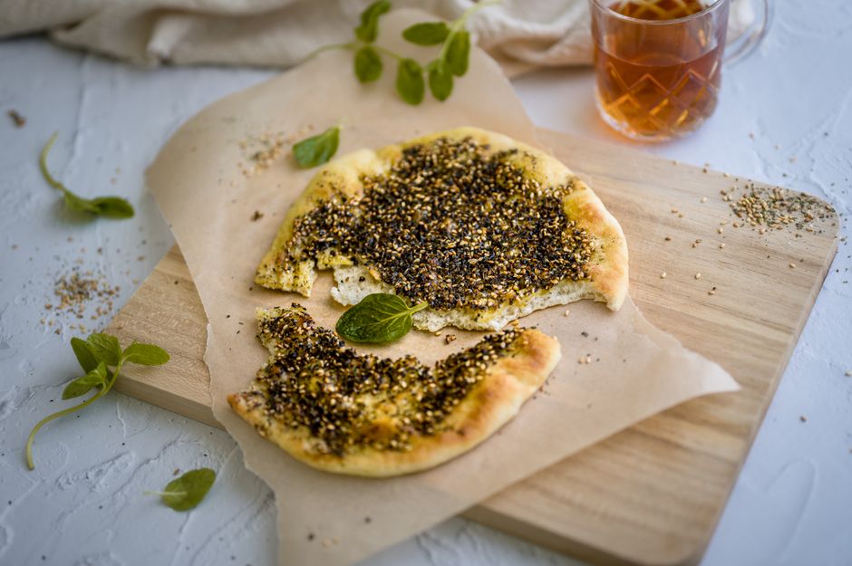 Manoushe zaatar (small)