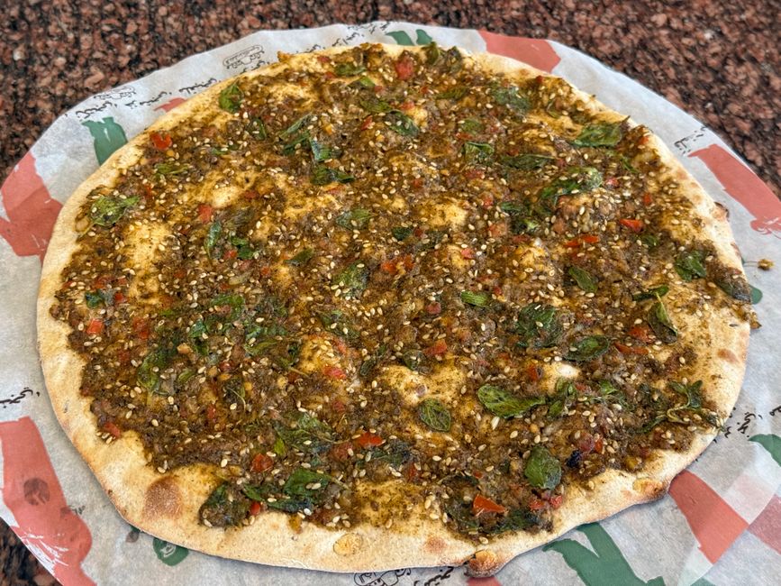 Manoushe zaatar