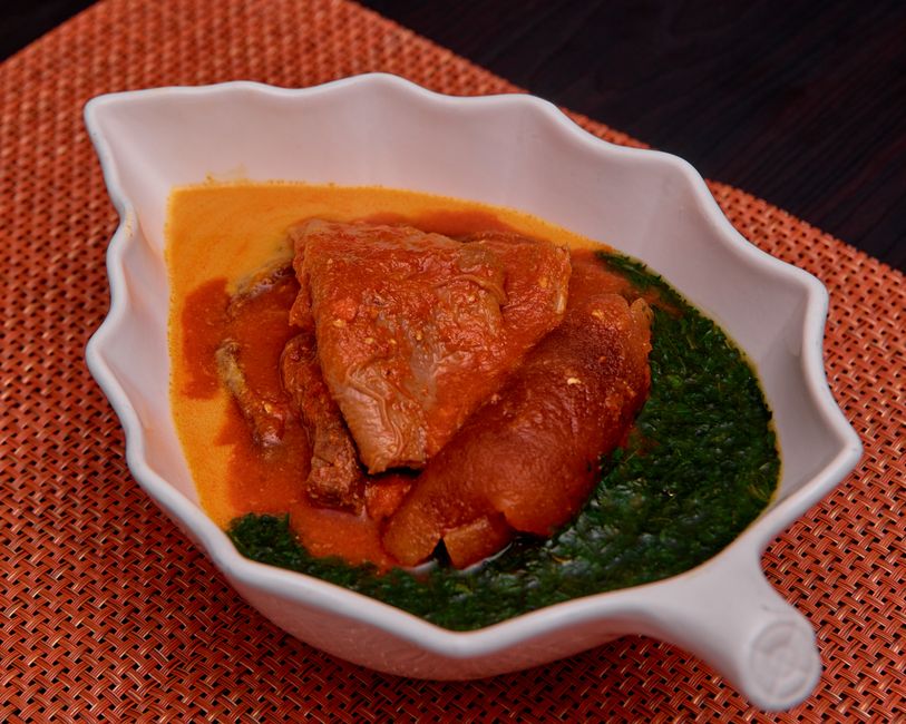 Molokhia no rice (with meat)