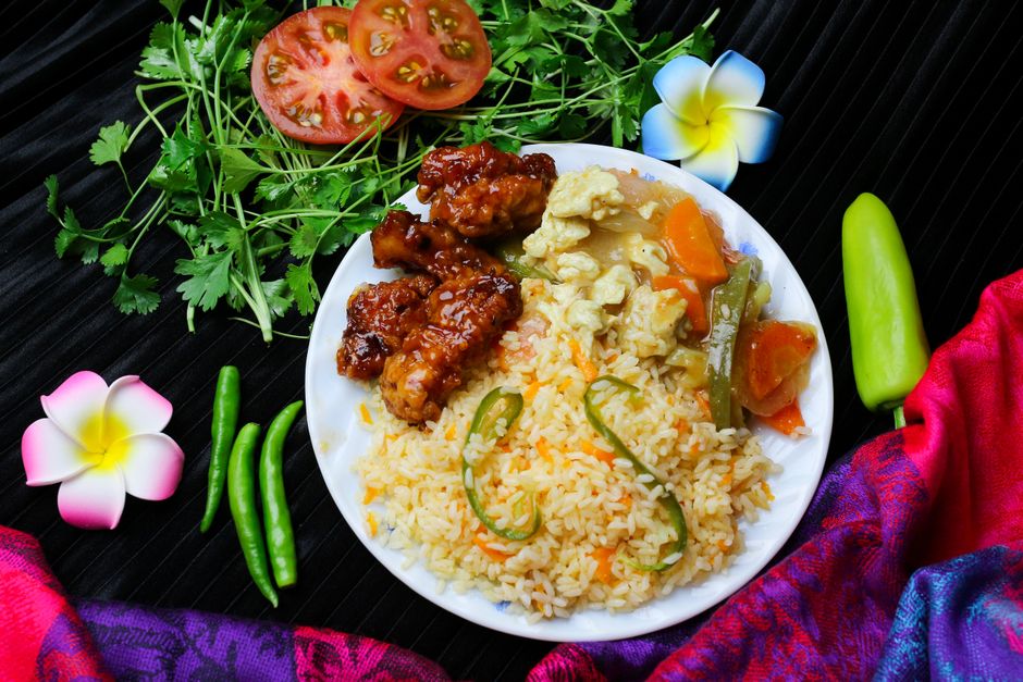 Rice with meat