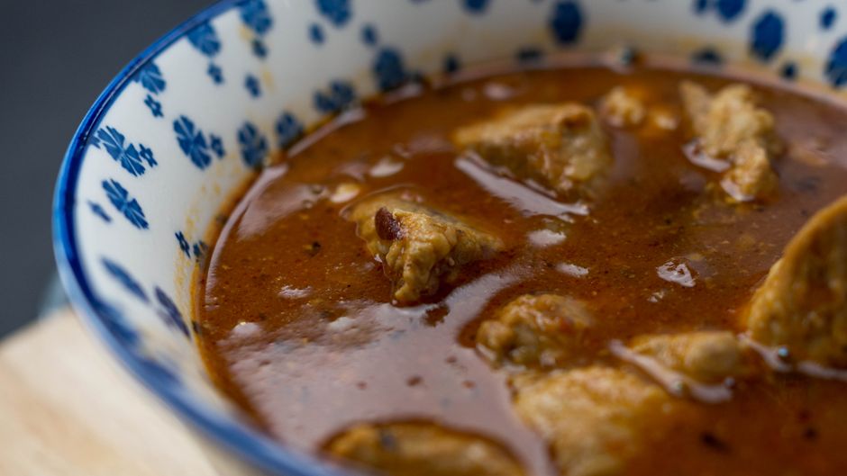 Shakriya (yogurt stew with meat or chicken, no rice)