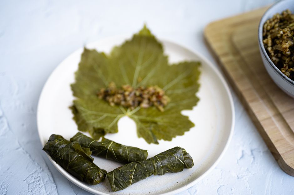Stuffed cabbage rolls (rice)