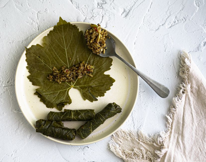 Stuffed vine leaves (rice)