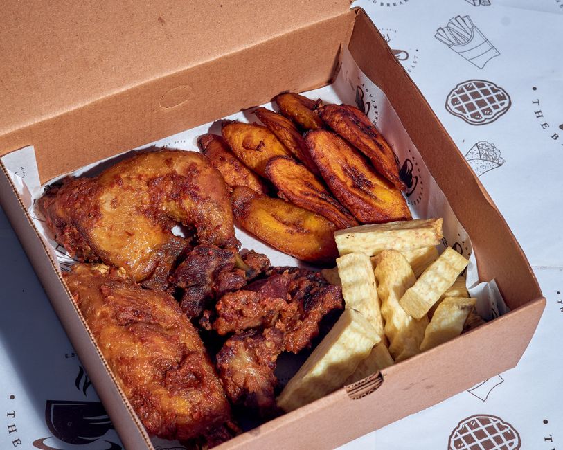 Texas fried chicken meal
