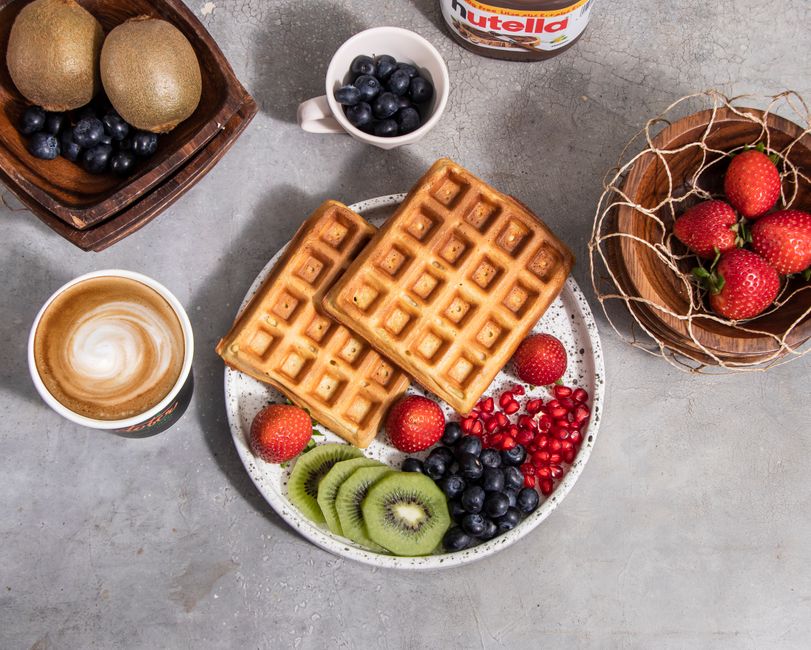 Waffle with Nutella