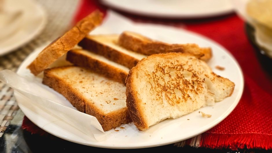 White toast slice