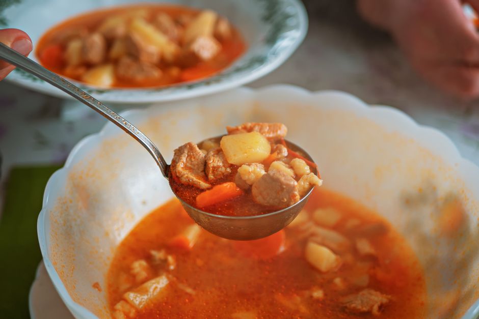 Zucchini stew no rice (with meat)