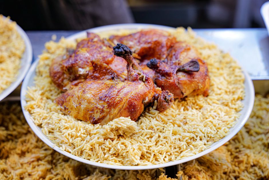 Zurbian with chicken
