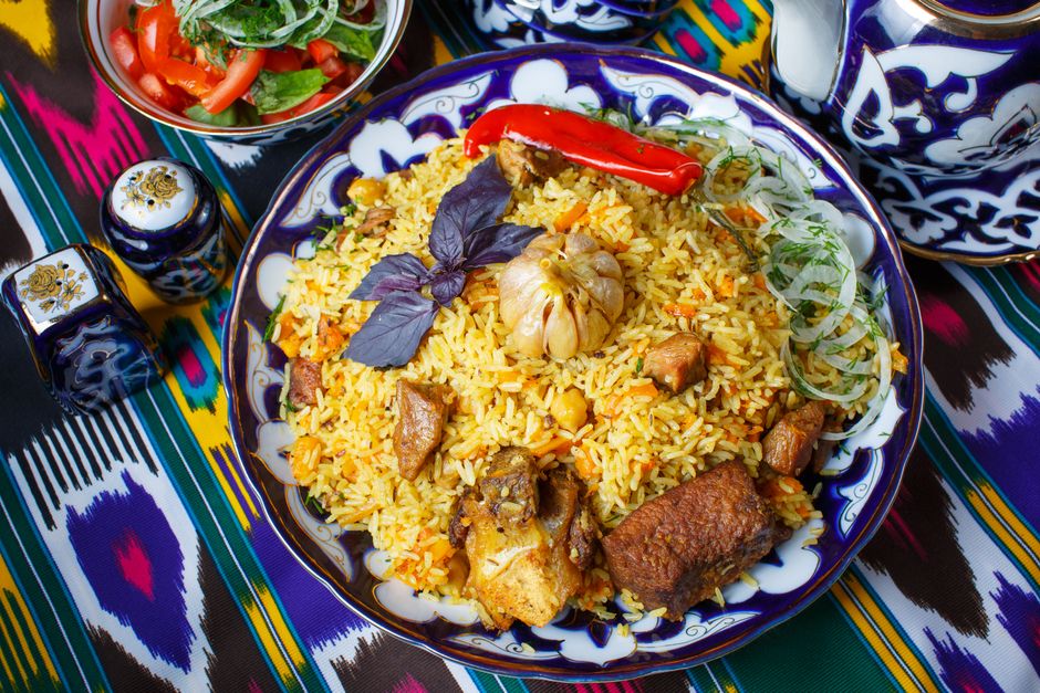 Zurbian with meat